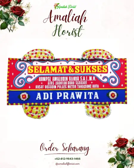 Papan Bunga Ucapan Selamat Lakardowo